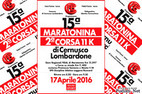17.04.2016 Cernusco Lombardone (LC) - 15^ Maratonina - 2^ Corsa 11K